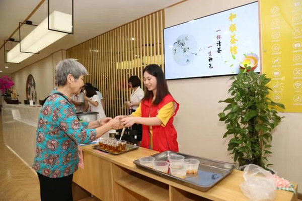 井口街道和順茶館大廳。李西忠攝