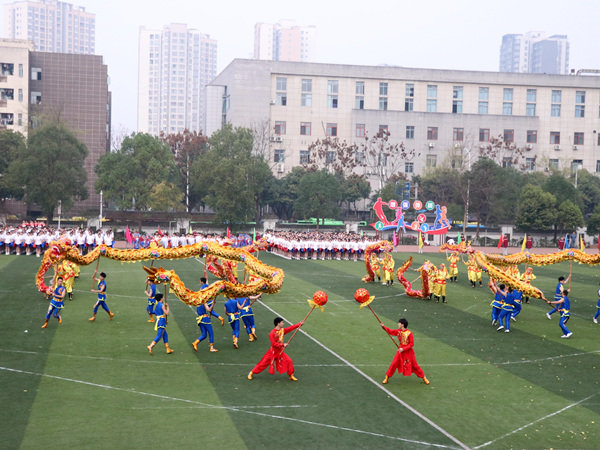 中小學(xué)體育風(fēng)采展示。永川區(qū)教委供圖