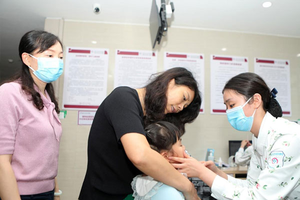 疫苗接種。永川區(qū)婦幼保健院供圖