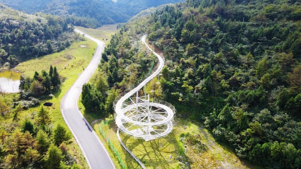 刺激的高山軌道滑車。景區(qū)供圖