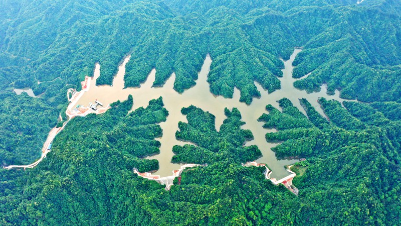 上水庫側(cè)景。鄢江奎攝