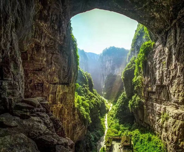 天生三橋。武隆文旅供圖